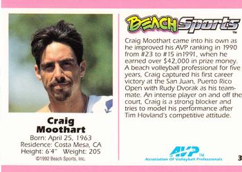 1992 Beach Sports #3 Craig Moothart Back